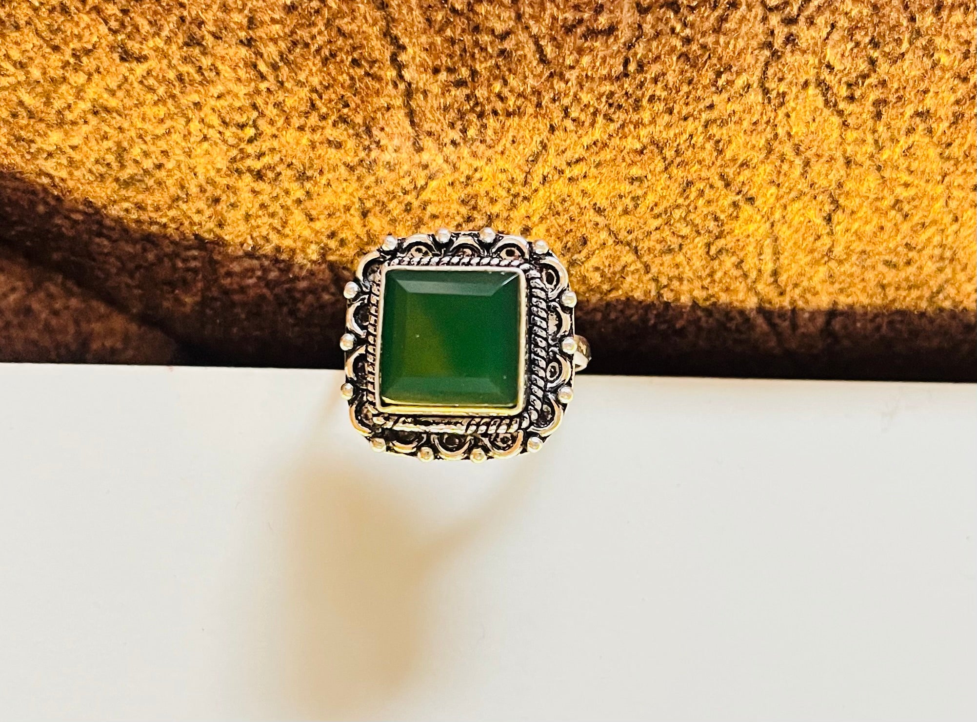 Gem Silver Ring