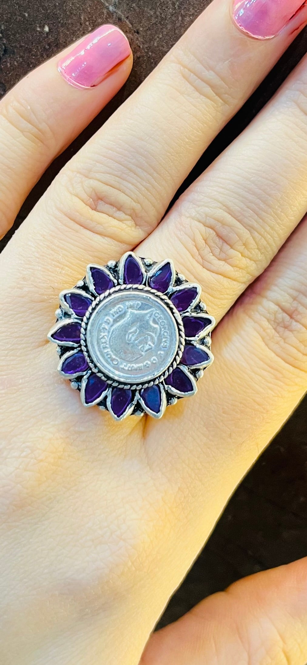 Coin Silver Ring